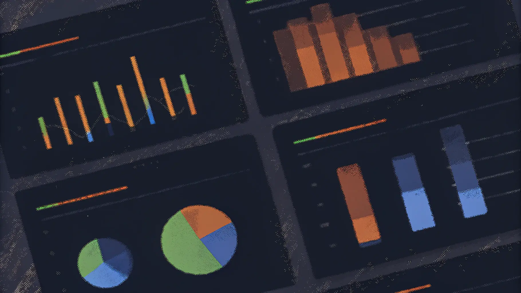 Analytisk dashboard som visar lönsamhet per projekt och tidsfördelning
